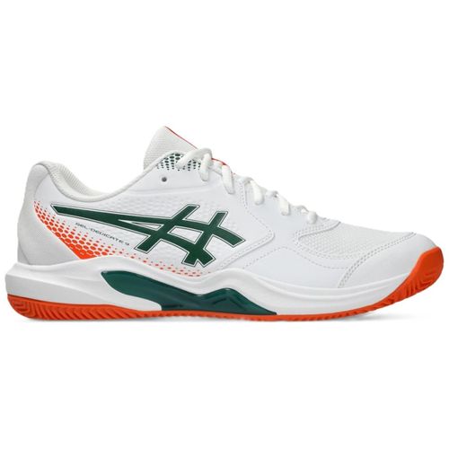 TENIS ASICS GEL DEDICATE 9 PADEL 1041A546.100 BRANCO VERDE