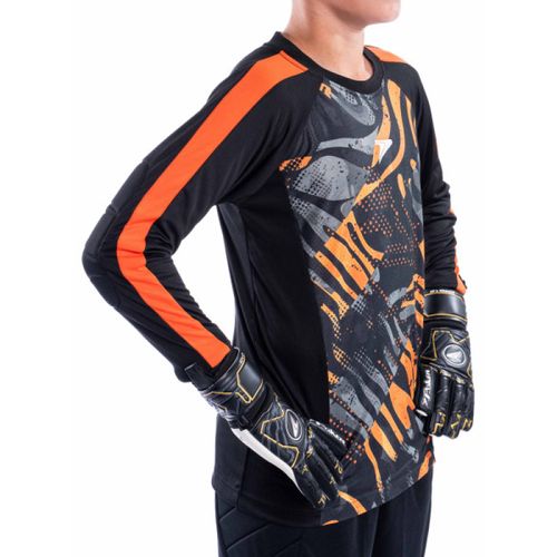 CAMISETA POKER GOLEIRO ML SUBLIMADA DEFENDER 04524PL PRETO