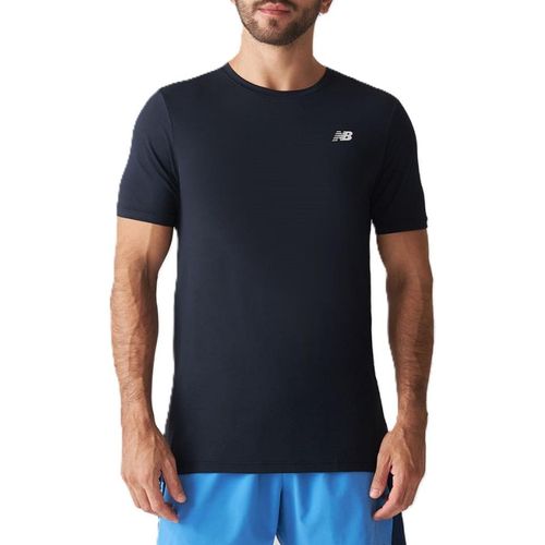 CAMISETA NEW BALANCE SPORT ESSENTIALS MT41222BR PRETO