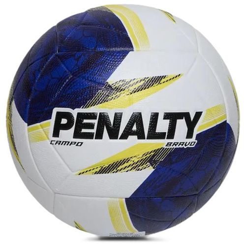 BOLA PENALTY BRAVO 521452.1090 BRANCO AZUL AMARELO