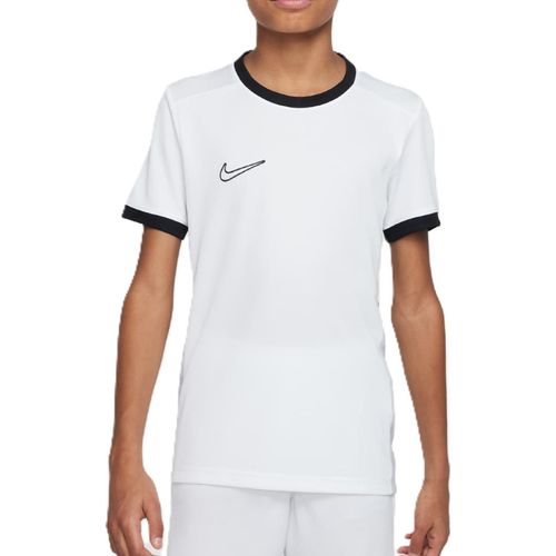 CAMISETA NIKE DRI-FIT ACADEMY INF. FZ9758-100 BRANCO PRETO